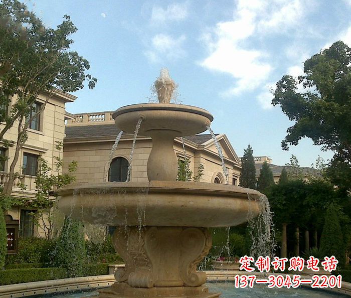 石狮喷泉艺术雕塑