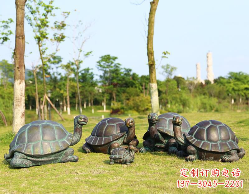 石狮玻璃钢乌龟雕塑——融合古典和现代的精美杰作