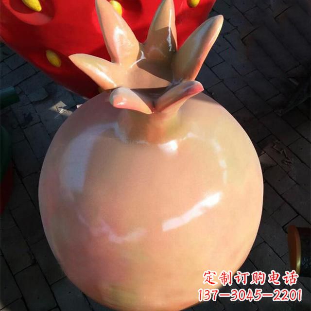 石狮石榴雕塑绚丽多彩的艺术瑰宝
