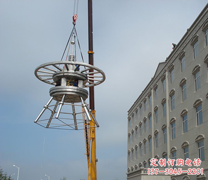 石狮不锈钢避雷针雕塑一种古老又充满现代感的艺术