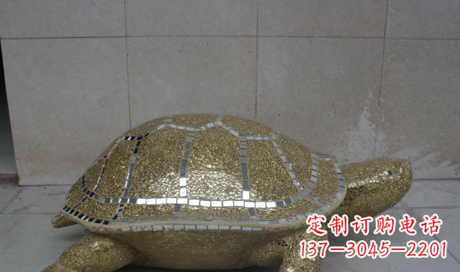 石狮不锈钢彩银乌龟公园景观雕塑艺术与自然的完美融合