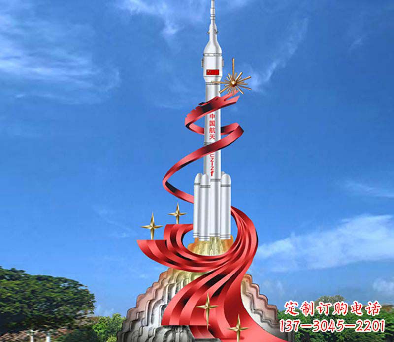 石狮精美不锈钢雕塑嫦娥飞天
