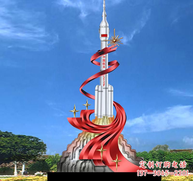 石狮嫦娥飞天——不锈钢嫦娥雕塑