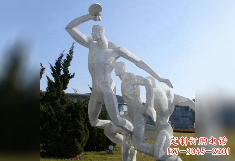 石狮精致的乒乓球雕塑