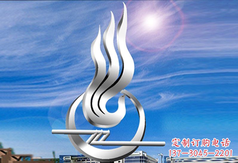 石狮精美不锈钢凤凰雕塑