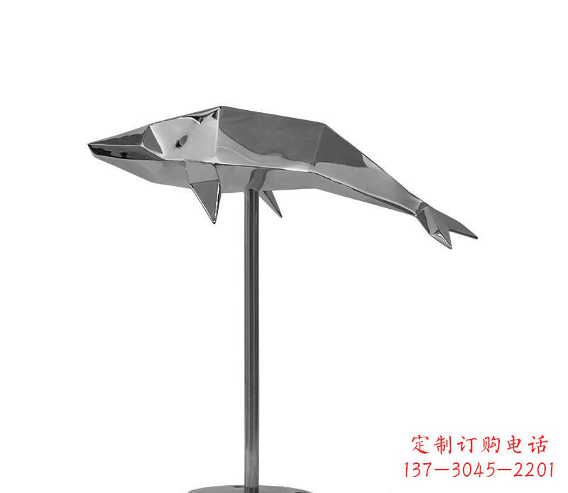 石狮不锈钢海豚雕塑