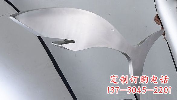 石狮不锈钢鲨鱼雕塑艺术精品