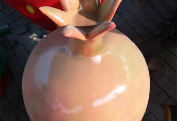 石狮石榴雕塑绚丽多彩的艺术瑰宝