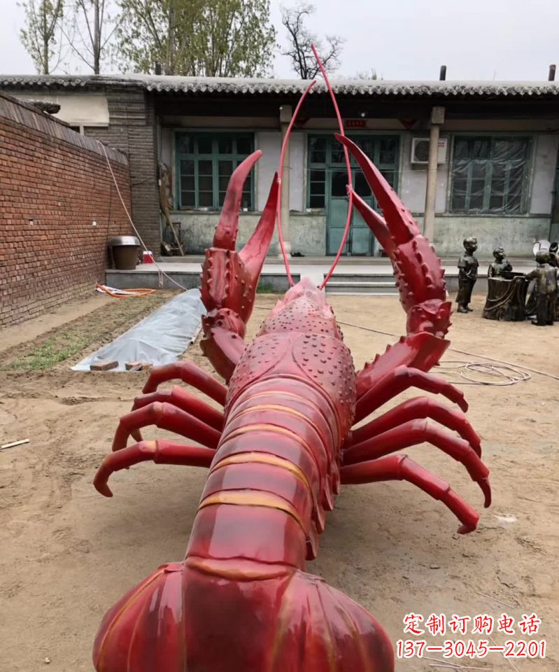 石狮不锈钢大龙虾雕塑雕塑之美