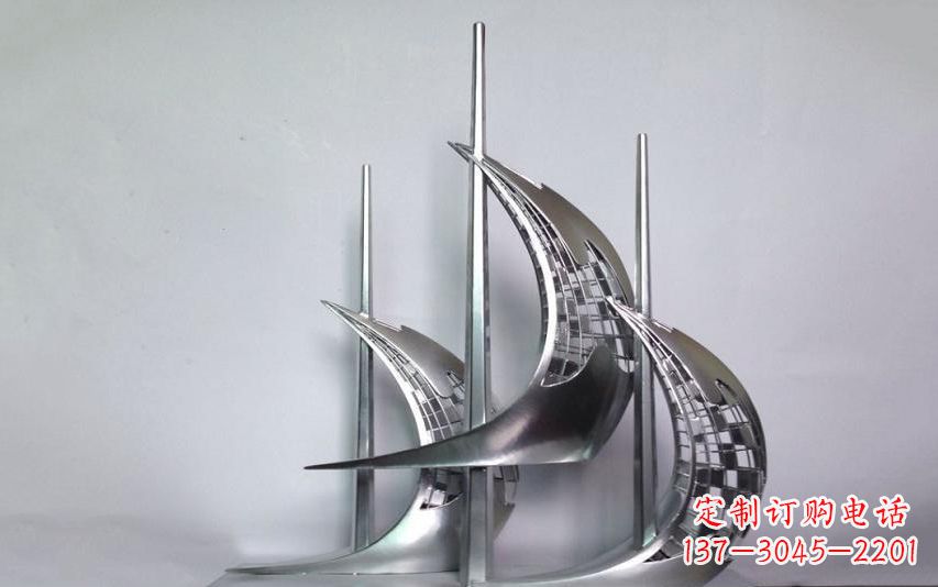 石狮不锈钢帆船雕塑——海洋之旅的象征