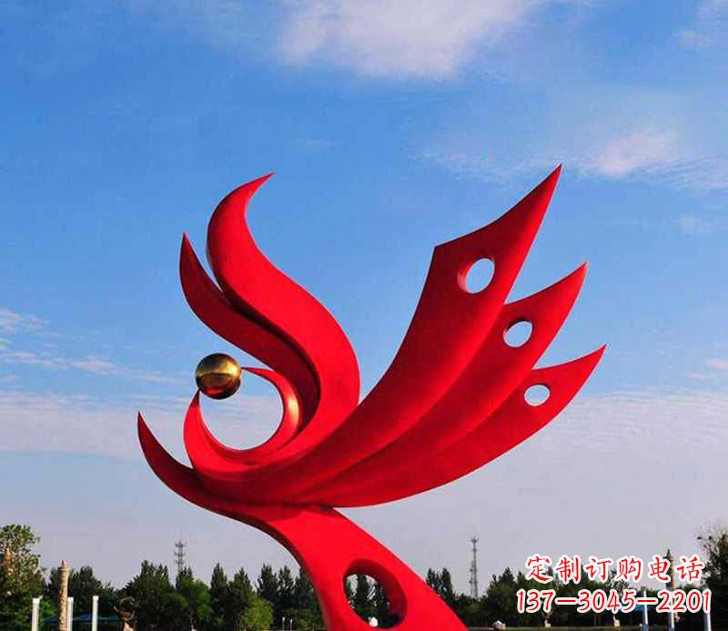 石狮不锈钢凤凰灵动传神