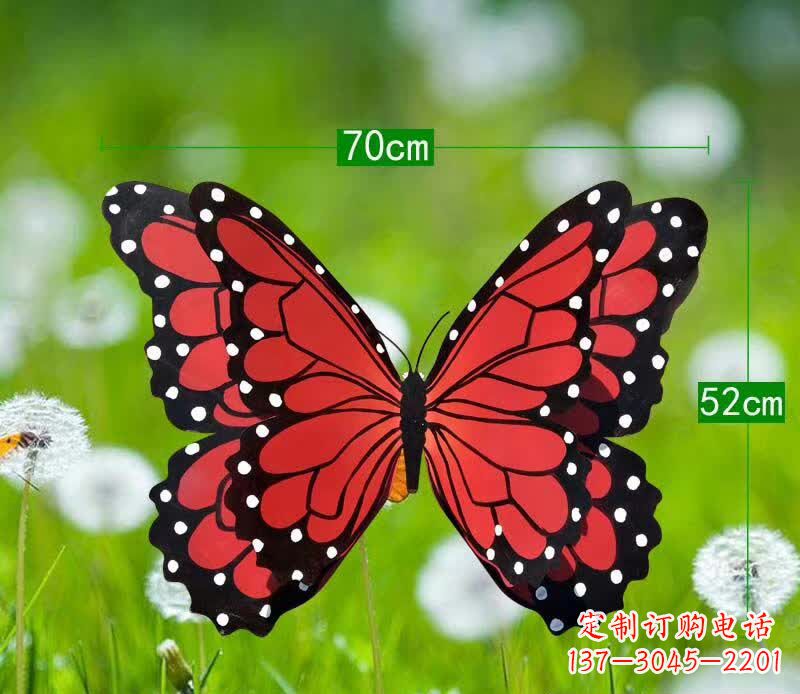 石狮精美不锈钢蝴蝶雕塑