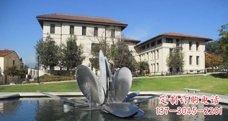 石狮不锈钢喷泉雕塑——美的象征