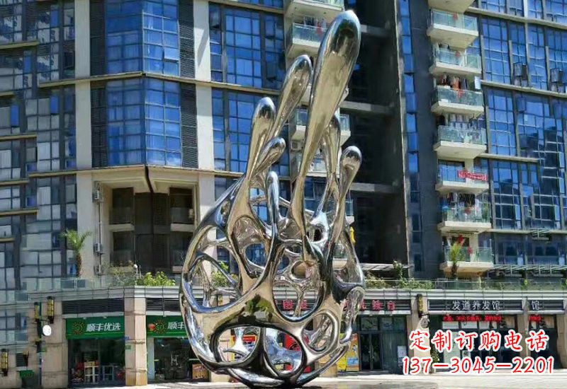 石狮不锈钢龙雕塑——象征着力量与灵气