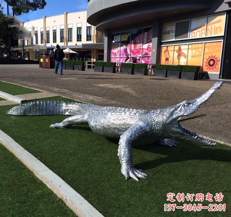 石狮不锈钢动物雕塑精美而具有艺术价值