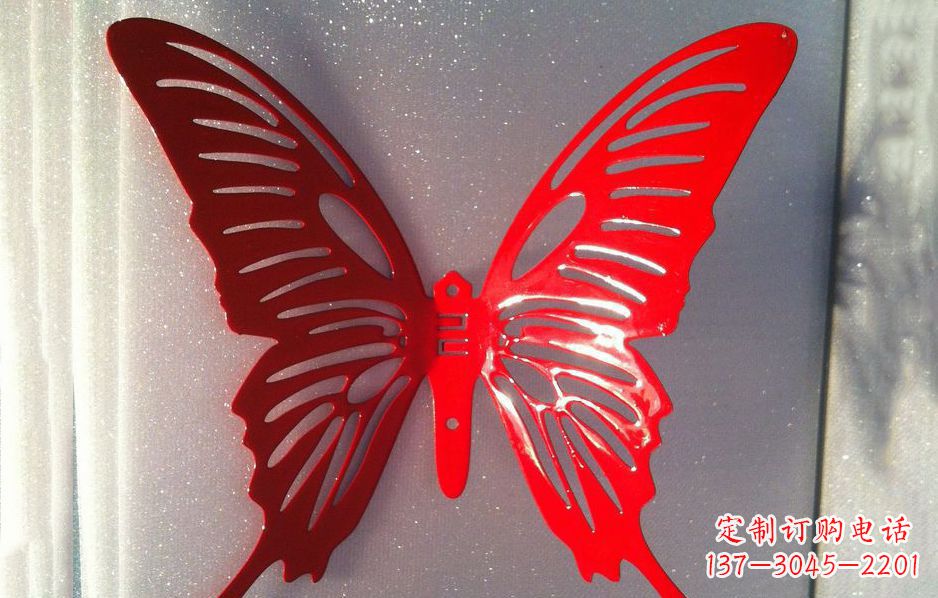 石狮不锈钢蝴蝶雕塑让蝴蝶飞跃展现灿烂美丽