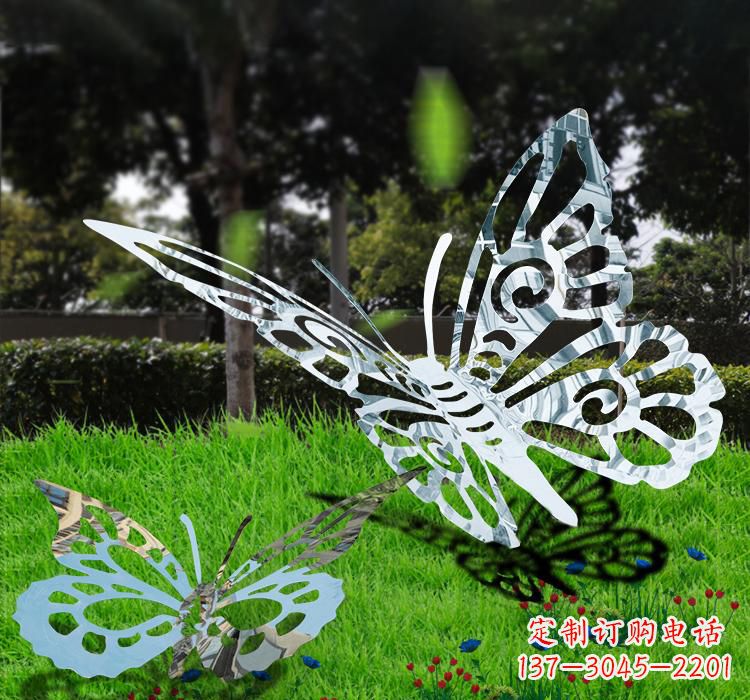 石狮不锈钢蝴蝶雕塑艺术的美丽诠释