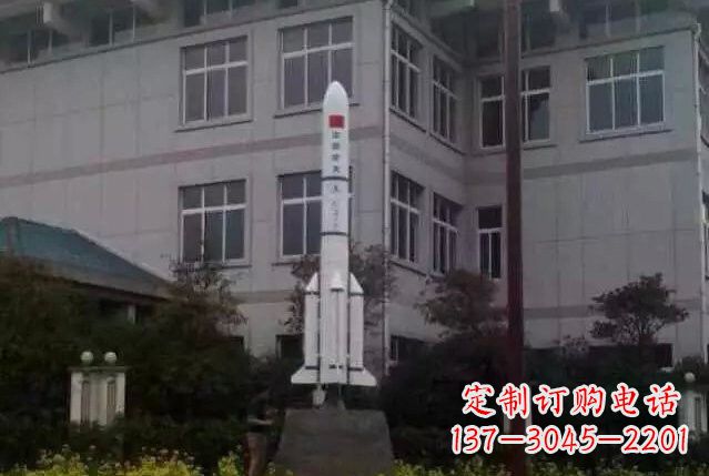 石狮不锈钢火箭雕塑给城市带来无限美