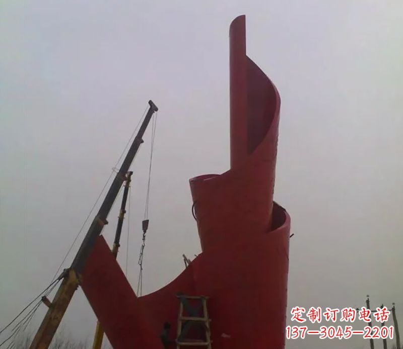 石狮不锈钢火炬雕塑点燃社会进步的火炬