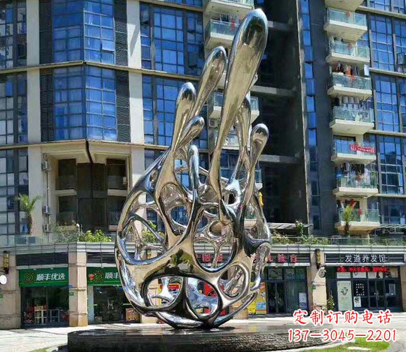 石狮不锈钢火龙果雕塑集艺术与自然之美