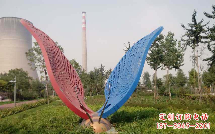 石狮不锈钢镂空七星瓢虫雕塑