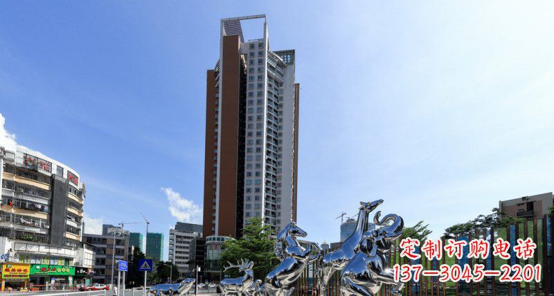 石狮不锈钢大象雕塑集美观与功能于一体
