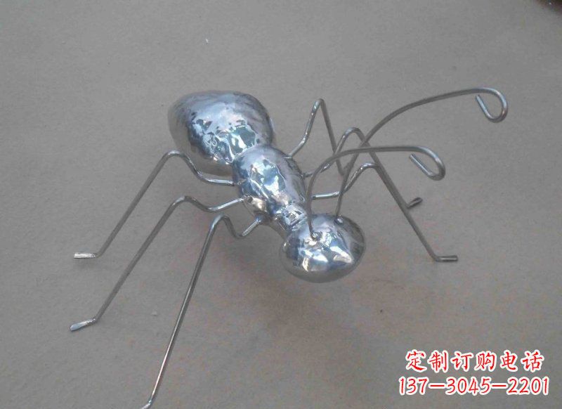 石狮不锈钢蚂蚁公园动物雕塑一种具有艺术价值的蚂蚁雕塑