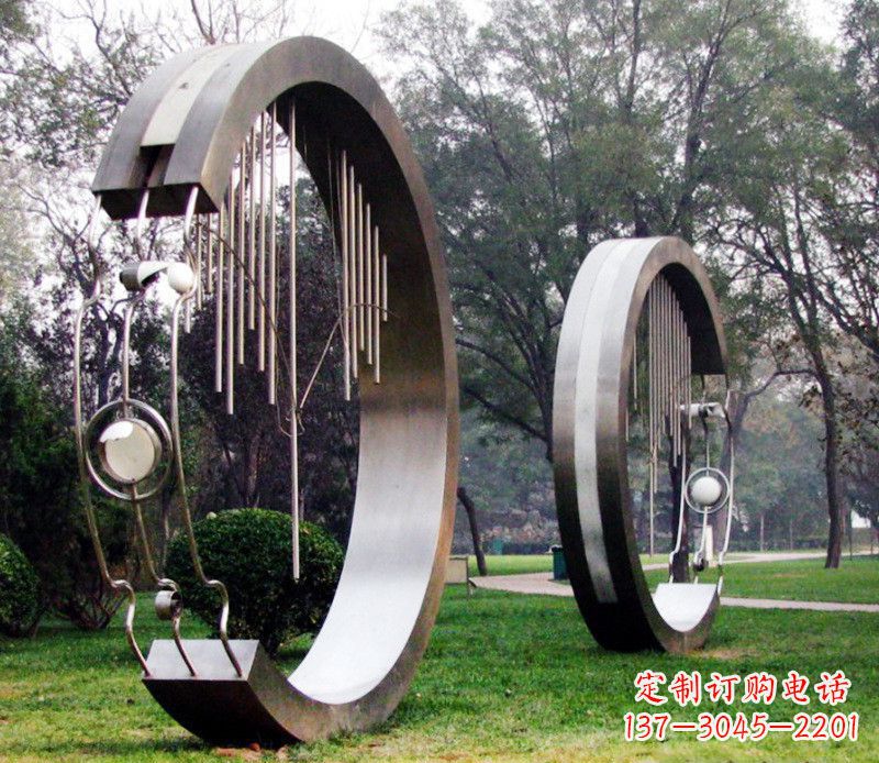 石狮不锈钢喷泉雕塑展示优雅之美