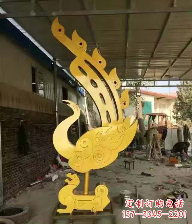 石狮不锈钢铁艺凤凰雕塑