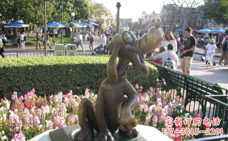 石狮动物铜雕精美而细致