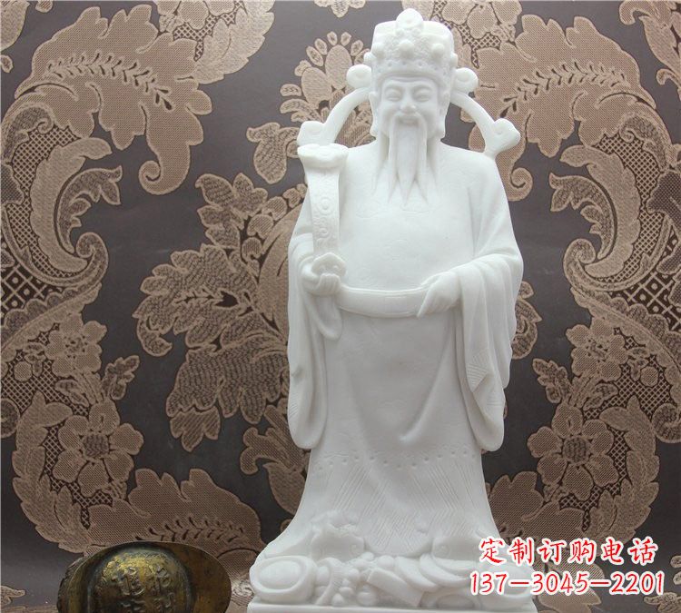 石狮财神雕塑祈求财富幸福