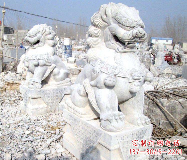 石狮狮子雕塑一种神圣而古老的艺术