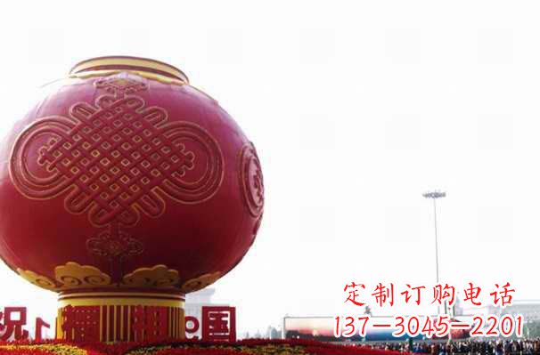 石狮不锈钢灯笼雕塑——美丽城市的艺术装饰