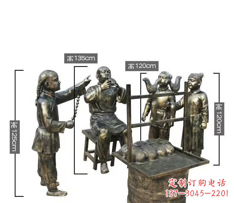 石狮糖人雕塑传承民间文化的艺术精品