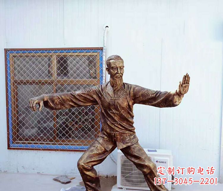 石狮传承百年太极拳雕塑