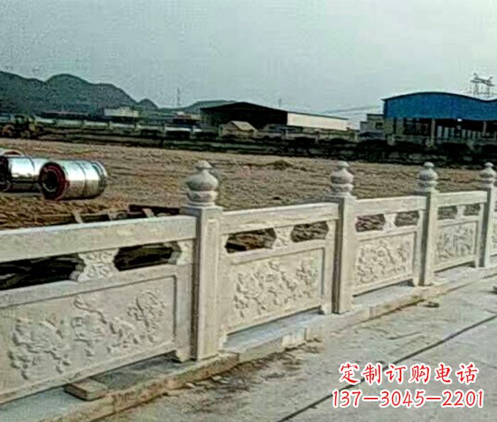 石狮精美大理石栏板雕塑