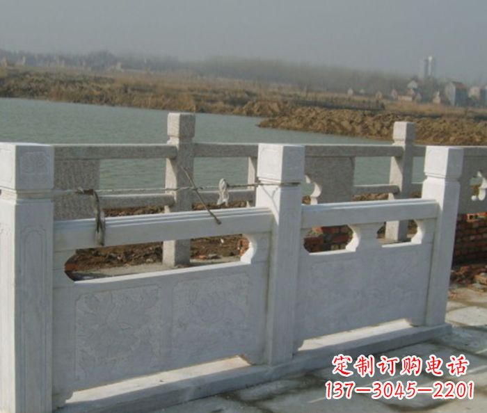石狮大理石栏板石雕