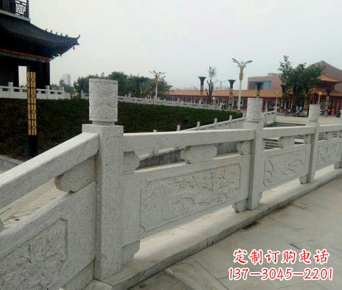 石狮精美大理石栏板雕塑