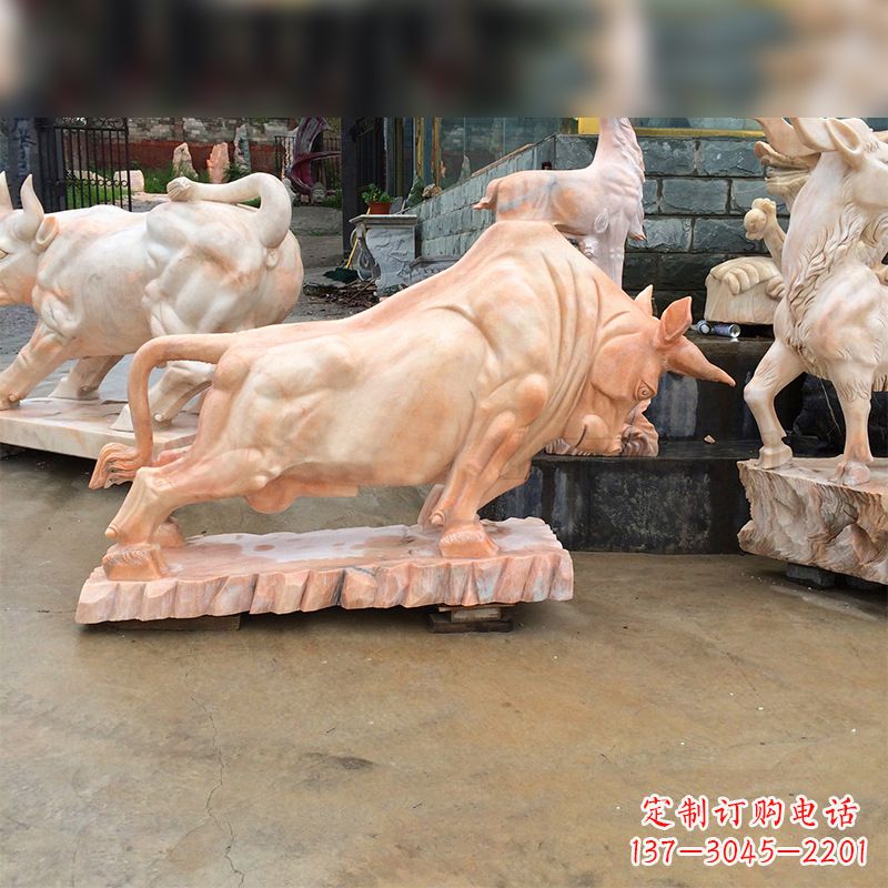 石狮大理石动物雕塑