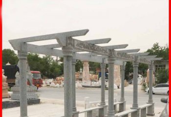 石狮大理石公园石雕长廊高端定制雕塑