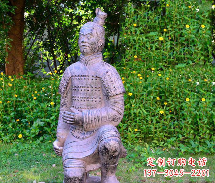石狮仿古兵马俑公园人物石雕