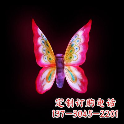 石狮红发蝴蝶 小号发光雕塑