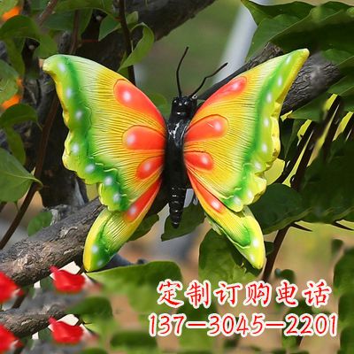 石狮精美蝴蝶雕塑