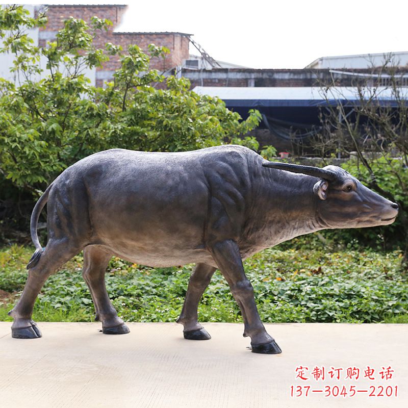 石狮高品质仿真水牛雕塑