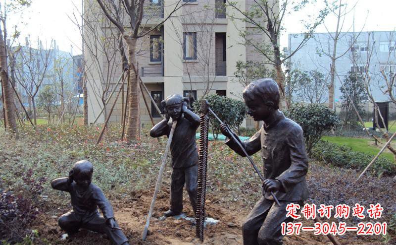 石狮中领雕塑 | 为儿童景观带来美好的铜雕塑