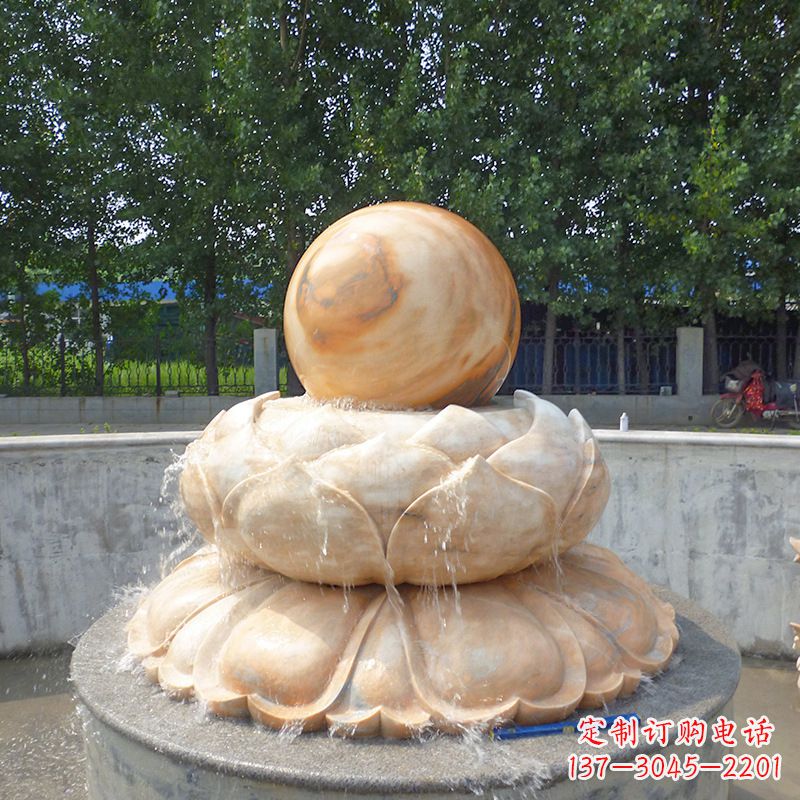 石狮高档石制风水球雕塑让您的空间充满风水之力