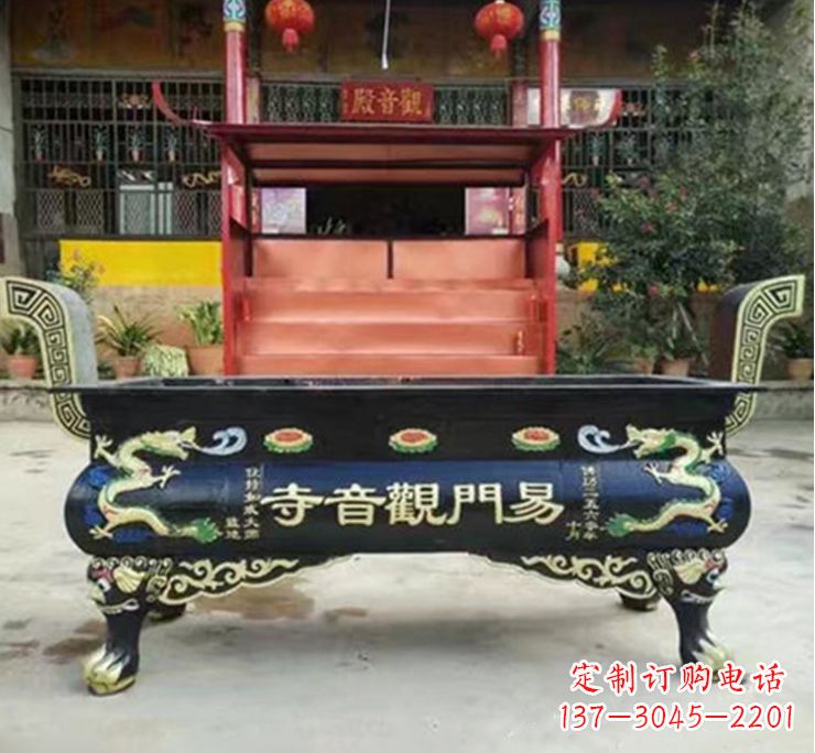 石狮高雕香炉系列