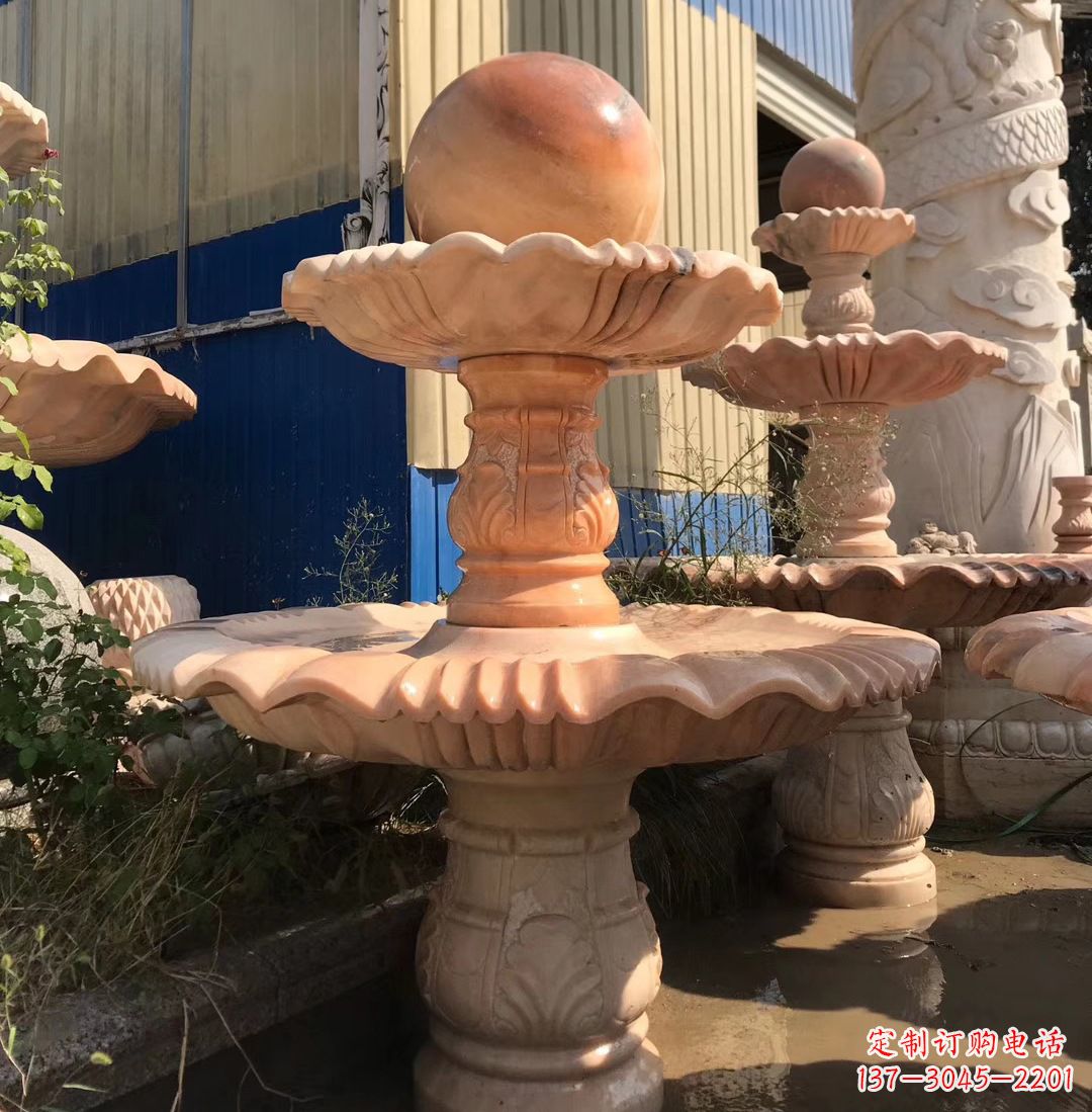 石狮各类石雕风水球