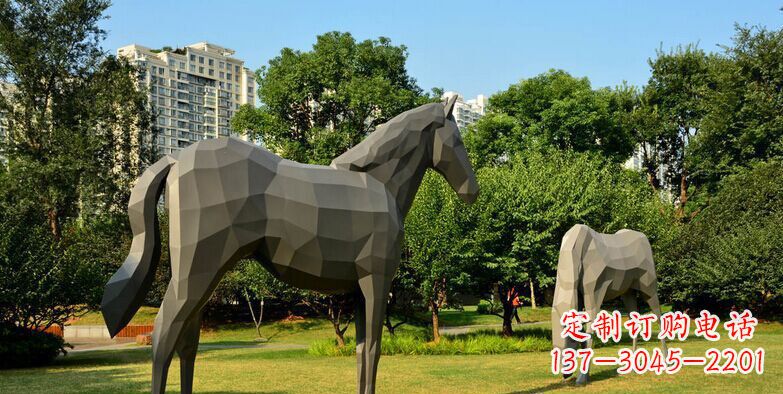 石狮产品名称不锈钢动物抽象雕塑