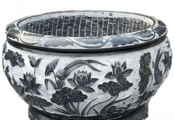 石狮传承古典，精致仿古庭院花盆雕塑